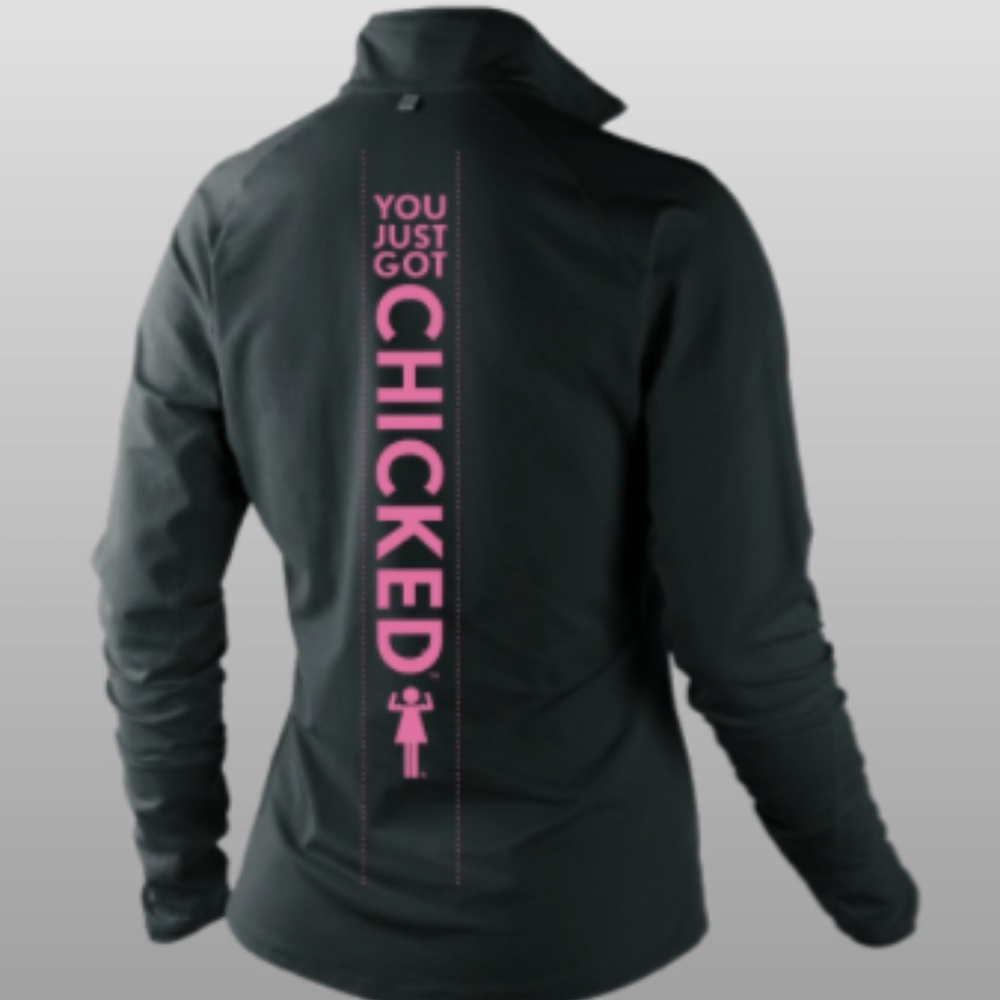 NIKE Half-Zip Pullover with CHICKED logo